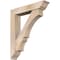 Ekena Millwork Balboa Traditional Smooth Bracket w/ Offset Brace, Douglas Fir, 7 1/2"W x 38"D x 44"H BKT0806X38X44BOA01SDF - alternate 1